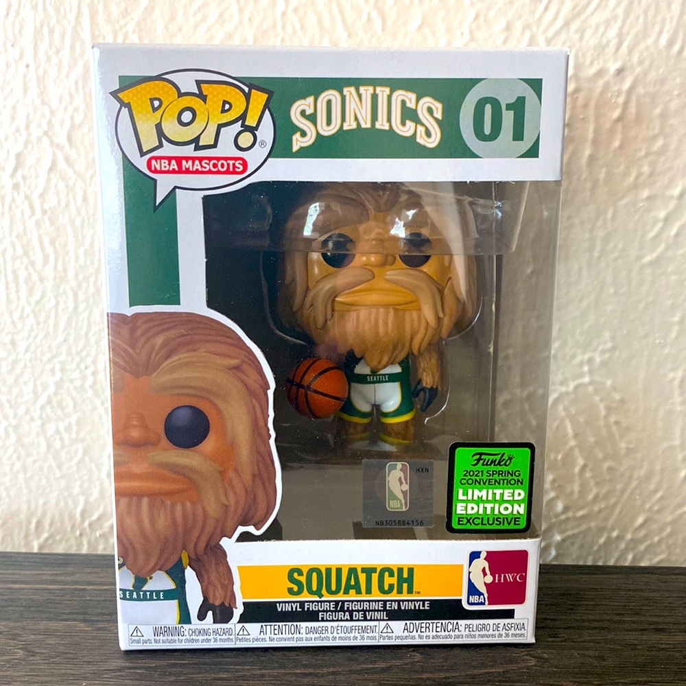 Funko Pop 21 Spring Convention Limited Edition Exclusive Sonics 01 Squatch